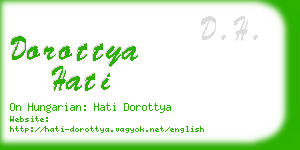 dorottya hati business card